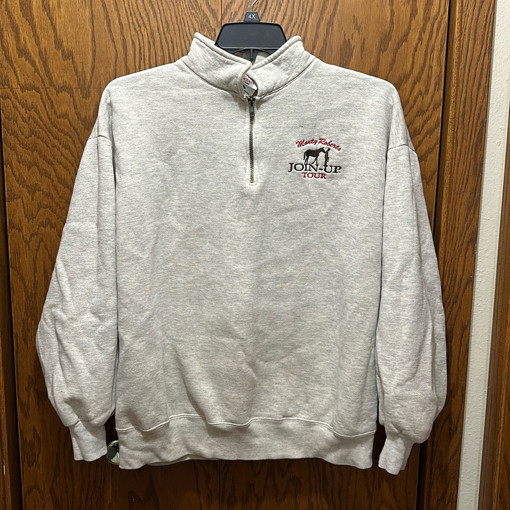 RARE. Monty RobertS  Join Up Tour 1/4 zip. XL.